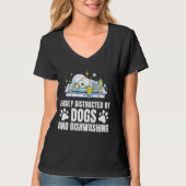 Leicht von der Hunde Küchengeschirrspülmaschine ab T-Shirt (Vorderseite)