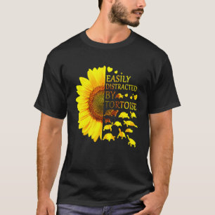 Leicht von der Tortoise Sonnenblume Lover Turt abg T-Shirt