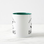 Leicht von Drachen abgelenkt Tasse (Zentrum)
