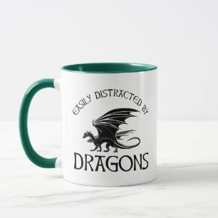 Leicht von Drachen abgelenkt Tasse
