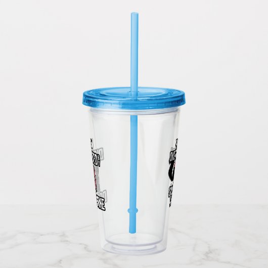 Leicht von Eichhörnchen und Wein abgelenkt Acryltrinkbecher (Rechts)