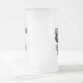 Leicht von Eichhörnchen und Wein abgelenkt Mattglas Bierglas (Mittel)