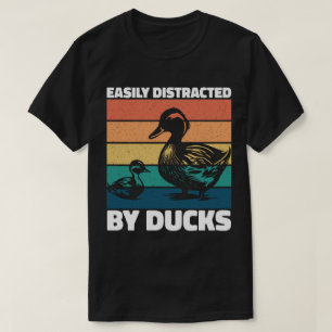 Leicht von Enten abgelenkt Coole landwirtschaftlic T-Shirt
