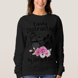 leicht von Faultier und Hund getrennt Sweatshirt