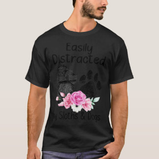 leicht von Faultier und Hund getrennt T-Shirt