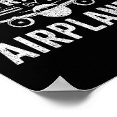 Leicht von Flugzeugen in der sonnigen Luftfahrt L Poster (Ecke)