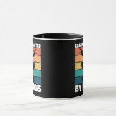 Leicht von Fröschen abgelenkt Liebhaber farbenfroh Tasse (Zentrum)