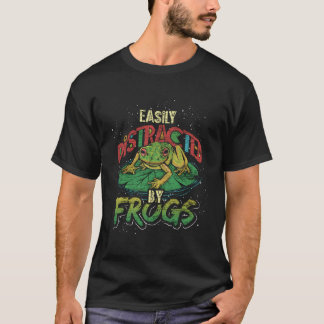 Leicht von Fröschen zu Weihnachten abgelenkt T-Shirt