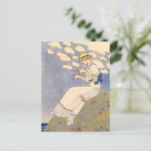 Leicht von George Barbier Postkarte (Stehend Vorderseite)