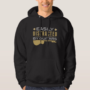 Leicht von Gitarren abgelenkt Hoodie