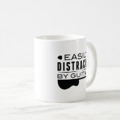 Leicht von Gitarren abgelenkt Kaffeetasse (VorderseiteRechts)