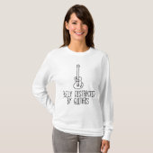 Leicht von Gitarren abgelenkt T-Shirt (Vorne ganz)