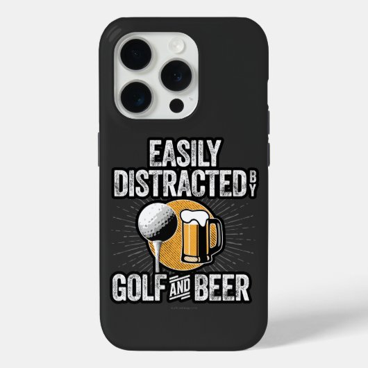 Leicht von Golf und Bier Case Mate iPhon abgelenkt (Rückseite)