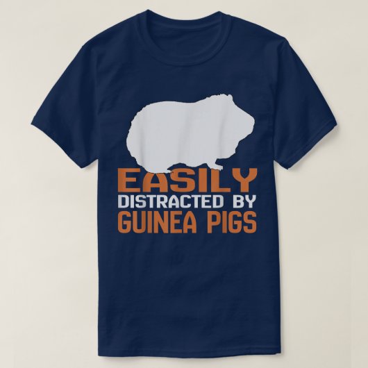 Leicht von Guinea abgelenkt T-Shirt (Design vorne)