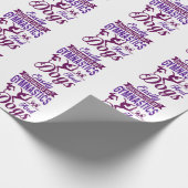 Leicht von Gymnastik und Hunden abgelenkt Geschenkpapier (Ecke)