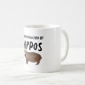 Leicht von Hippos abgelenkt Kaffeetasse (VorderseiteRechts)