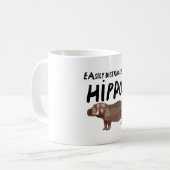 Leicht von Hippos abgelenkt Kaffeetasse (Vorderseite Links)