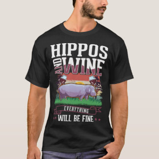 Leicht von Hippos abgelenkt T-Shirt