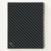 Leicht von Hunden abgelenkt | Personalisiert Notizblock (Rückseite)