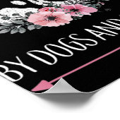 Leicht von Hunden und Pferden abgelenkt Poster (Ecke)