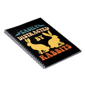 Leicht von Kaninchen abgelenkt Notizblock (Rechte Seite)