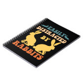 Leicht von Kaninchen abgelenkt Notizblock (Linke Seite)