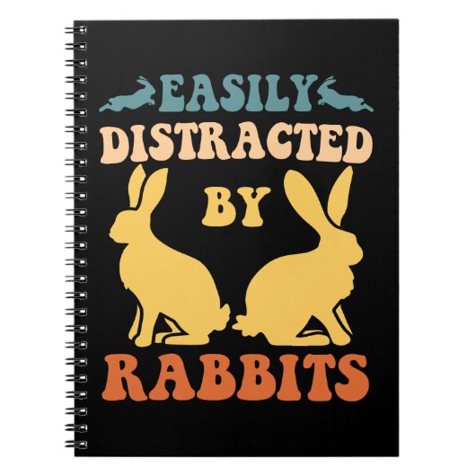 Leicht von Kaninchen abgelenkt Notizblock (Vorderseite)