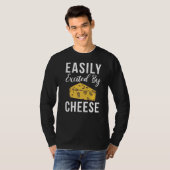 Leicht von Käse-Snack-Käse begeistert T-Shirt (Vorne ganz)