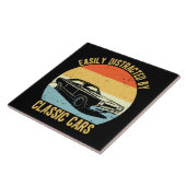 Leicht von klassischen Autos abgelenkt Fliese (Seite)