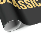 Leicht von klassischen Autos abgelenkt Geschenkpapier (Rolleneckpunkt)