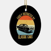 Leicht von klassischen Autos abgelenkt Keramik Ornament (Rechts)