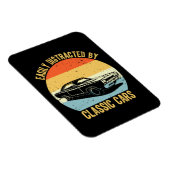 Leicht von klassischen Autos abgelenkt Magnet (Rechte Seite)