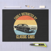 Leicht von klassischen Autos abgelenkt Seidenpapier (Handwerk)