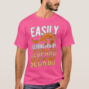 Leicht von Leopard Gecko für Gecko Lover abgelenkt T-Shirt