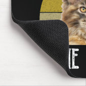 Leicht von Maine-Coons abgelenkt Mousepad (Ecke)