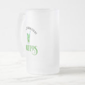 Leicht von Mojitos abgelenkt Mattglas Bierglas (Vorderseite Links)