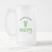 Leicht von Mojitos abgelenkt Mattglas Bierglas (Links)