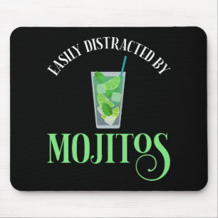 Leicht von Mojitos abgelenkt Mousepad