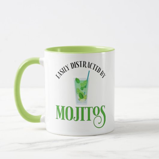 Leicht von Mojitos abgelenkt Tasse (Links)