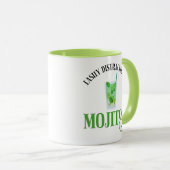 Leicht von Mojitos abgelenkt Tasse (VorderseiteRechts)