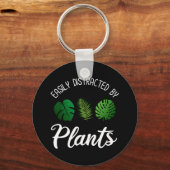 Leicht von Pflanze abgelenkt Schlüsselanhänger (Vorderseite)