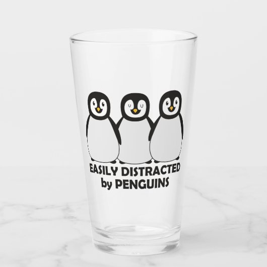 Leicht von Pinguinen abgeschirmt Glas (Vorderseite)
