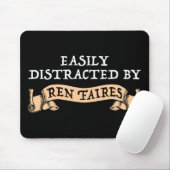 Leicht von Ren Faires abgelenkt Mousepad (Mit Mouse)