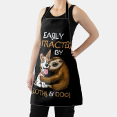 Leicht von Schluchten und Hunden abgelenkt Schürze (InSitu)