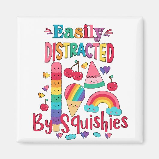 Leicht von Squishies abgelenkt Magnet (Vorne)