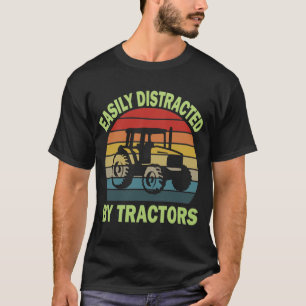 leicht von Traktoren-T - Shirt abgelenkt