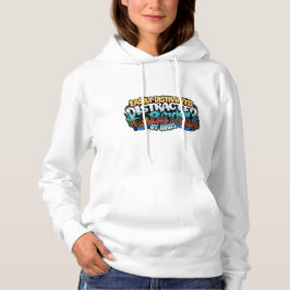 Leicht von Vögeln abgelenkt Print Crop Hoodie