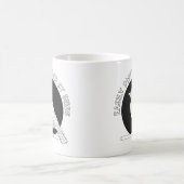 "Leicht von Vögeln abgelenkt - Vogeldesign Kaffeetasse (Mittel)