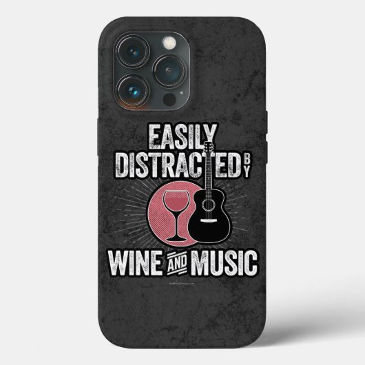 Leicht von Wine and Music Case-Mate iPho abgelenkt iPhone Hülle (Rückseite)