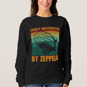 Leicht von Zeppelin abgelenkt schwindelerregende B Sweatshirt